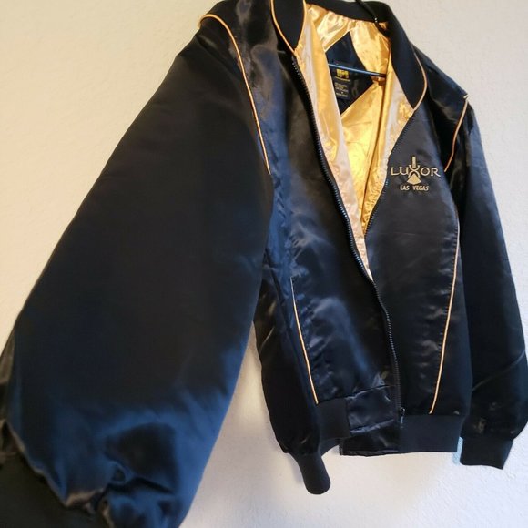 Vintage Luxor Casino Bomber Satin Jacket Las Vegas - Picture 5 of 10